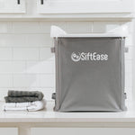 SiftEase cat litter sifters are easy to store and look pleasing on countertop too.