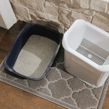 Cat Litter Mat - Grey Moroccan