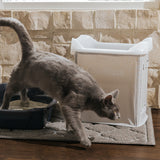 Cat Litter Mat - Grey Moroccan