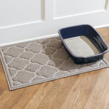 Cat Litter Mat - Grey Moroccan