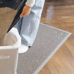 Rubber runner rug is perfect under litter boxes to catch litter scatter while you clean