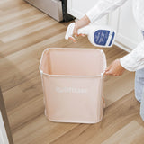 The durable litter catching bin is water resistant with a protective coating and can be cleaned with a pet friendly cleaner and odor eliminator spray.
