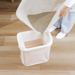 SiftEase cat litter sifters are designed to work with your favorite clumping clay litter  so you can experience the benefits of sifting litter without having to change your cat's litter box routine.